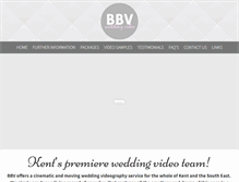 Tablet Screenshot of bbvweddingvideo.co.uk